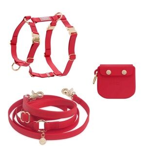 Sunny Tails Cloud Lite Harness, Leash, Treat Pouch